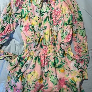 Lilly Pulitzer Multicolor Floral Midi Dress